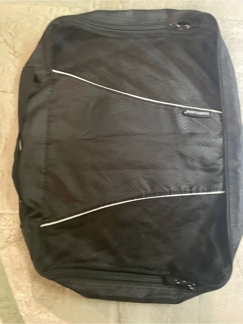 Set of three travel packing cubes by sharper image solid black
